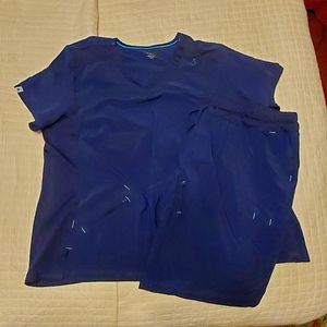 Scrubstar "Performance" 2X Navy Scrub Set